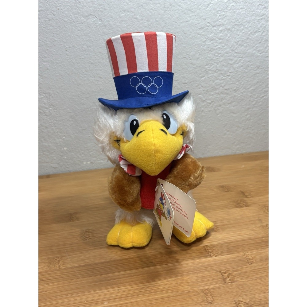 Vintage Uncle Sam the L.A. Olympic Eagle 1980 Wallace Berrie Plush